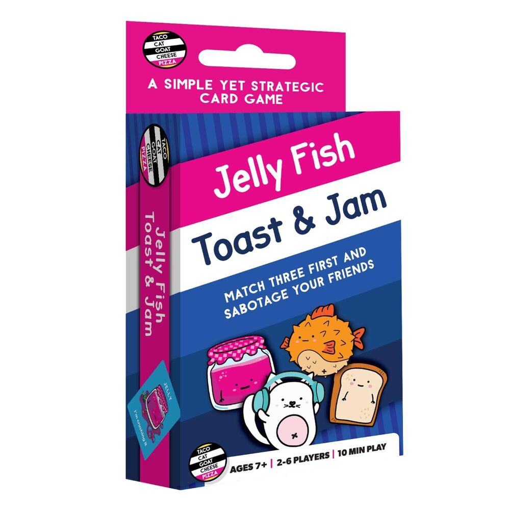 Jelly Fish Toast & Jam Wildly Entertaining Strategy Card Game for Family and